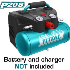TOTAL ΑΕΡΟΣΥΜΠΙΕΣΤΗΣ ΑΕΡΟΣ ΜΠΑΤ. Li-ion 20V ΧΩΡΙΣ ΜΠΑΤΑΡΙΑ & ΦΟΡΤΙΣΤΗ (TACLI2003)